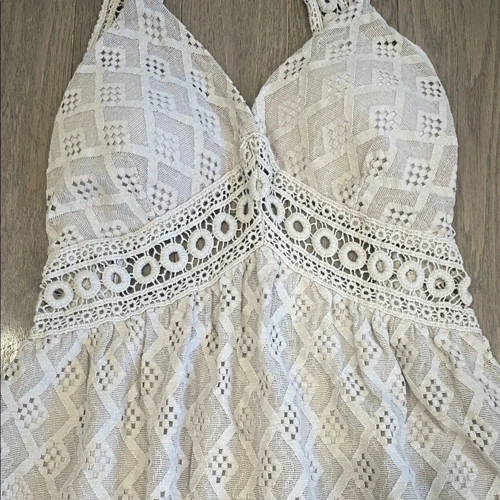 🇮🇹 Elegant Beige Knit Backless Dress • Made in Italy • Size Small - Picture 4 of 17